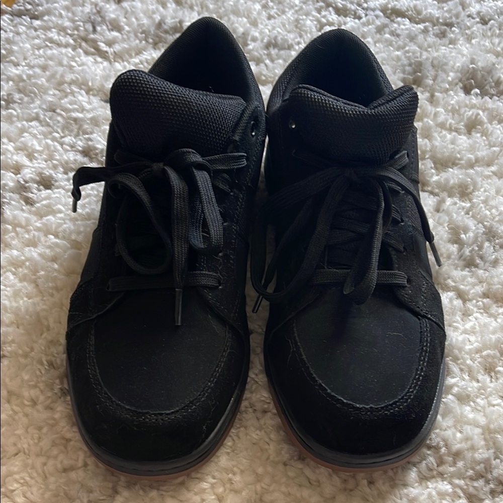 Men's Black Sneakers steel toe 9.5